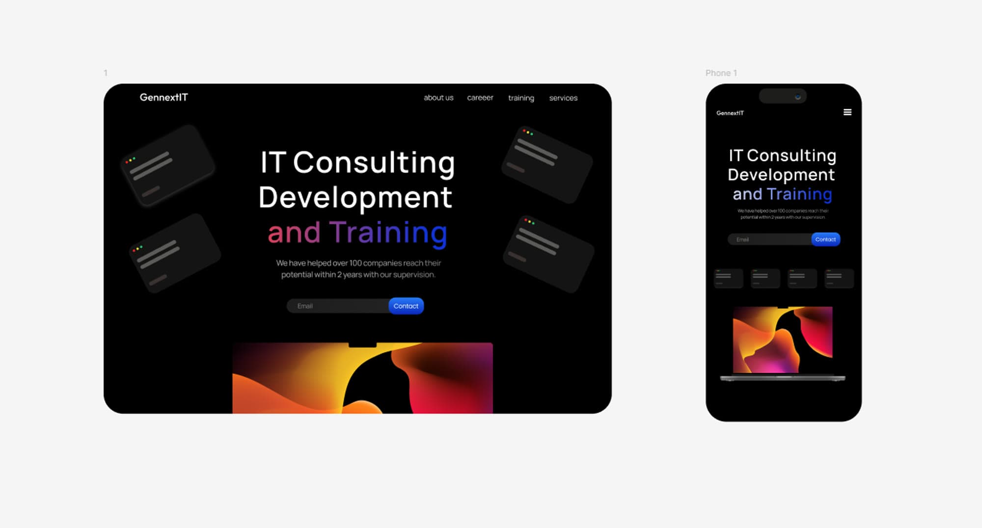 Gennext IT website